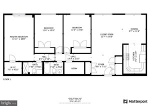 Floorplan 3 bedroom bradley house Condos