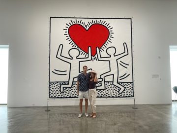 Keith Haring Painting in Miami